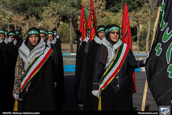 صبحگاه مرکزی رزمایش اقتدار عاشورایی بسیج / عکس:  محسن بخشنده / شهرآرا
