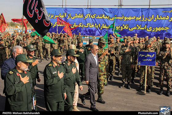 صبحگاه مرکزی رزمایش اقتدار عاشورایی بسیج / عکس:  محسن بخشنده / شهرآرا