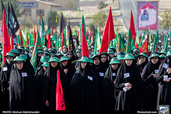 صبحگاه مرکزی رزمایش اقتدار عاشورایی بسیج / عکس:  محسن بخشنده / شهرآرا