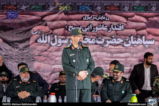 صبحگاه مرکزی رزمایش اقتدار عاشورایی بسیج / عکس:  محسن بخشنده / شهرآرا