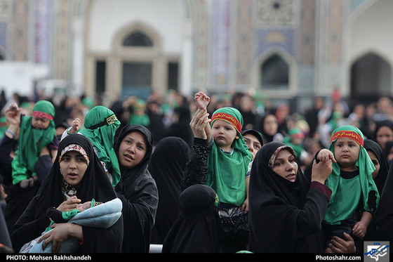 همایش شیرخوارگان حسینی در حرم مطهر رضوی / عکس: محسن بخشنده / شهرآرا