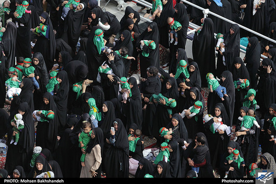 همایش شیرخوارگان حسینی در حرم مطهر رضوی / عکس: محسن بخشنده / شهرآرا