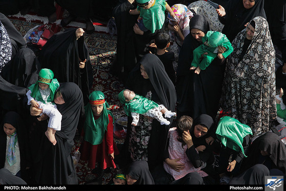 همایش شیرخوارگان حسینی در حرم مطهر رضوی / عکس: محسن بخشنده / شهرآرا