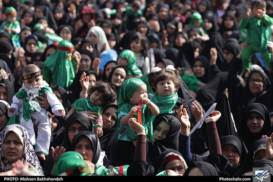 همایش شیرخوارگان حسینی در حرم مطهر رضوی / عکس: محسن بخشنده / شهرآرا