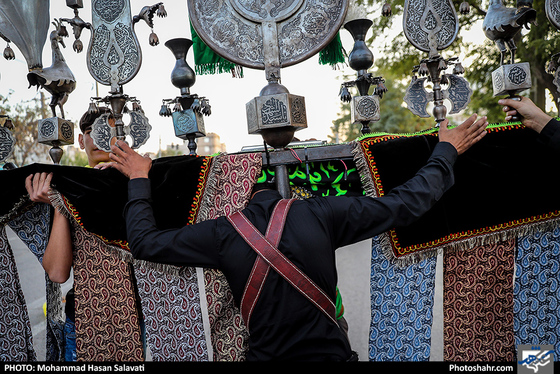 ورود نمادین کاروان امام حسین (ع) به کربلا / عکس: محمدحسن صلواتی / شهرآرا