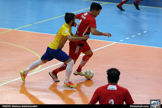 لیگ برتر فوتسال / فرش آرا مشهد و پارسیان شهر قدس /‎ محسن بخشنده / شهرآرا