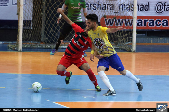 لیگ برتر فوتسال / فرش آرا مشهد و پارسیان شهر قدس /‎ محسن بخشنده / شهرآرا