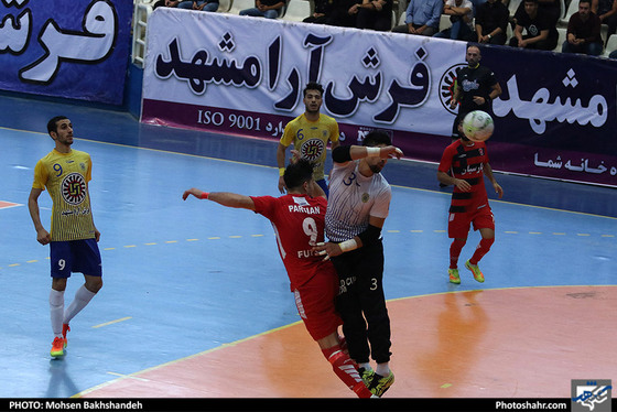 لیگ برتر فوتسال / فرش آرا مشهد و پارسیان شهر قدس /‎ محسن بخشنده / شهرآرا