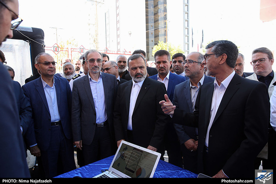 مراسم بهره‌برداری از تجهیزات آتش‌نشانی / عکس: نیما نجف زاده / شهرآرا