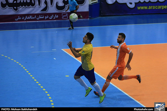 لیگ برتر فوتسال / فرش آرا مشهد و مس سونگون / عکس: محسن بخشنده / شهرآرا