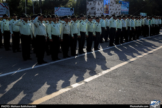 مراسم صبحگاه مشترک ناجا / عکس: محسن بخشنده /  شهرآرا
