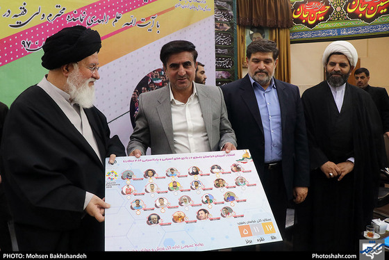 دیدار قهرمانان خراسانی مسابقات آسیایی و پارآسیایی جاکارتا با امام جمعه مشهد / عکس: محسن بخشنده / شهرآرا