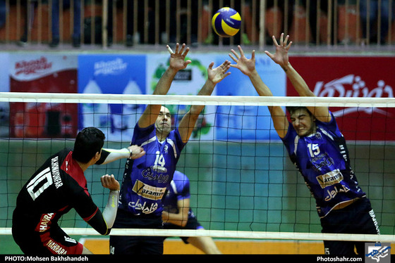 لیگ برتر والیبال / پیام خراسان و شهرداری ورامین / عکس: محسن بخشنده / شهرآرا