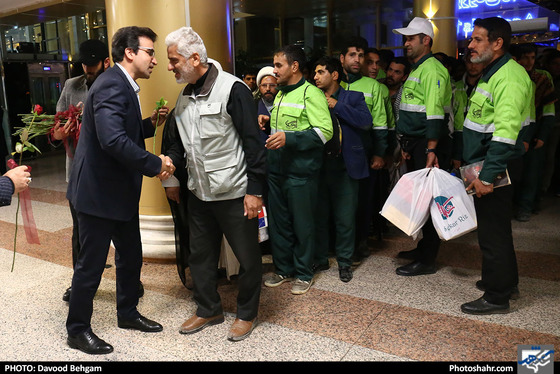 بازگشت خادمان حسینی به مشهد الرضا / عکس: داود بهگام / شهرآرا
