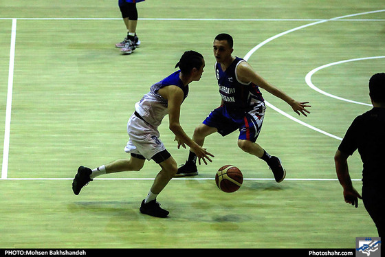 لیگ برتر بسکتبال مسابقه آویژه صنعت پارسای مشهد و شهرداری گرگان / عکس: محسن بخشنده / شهرآرا