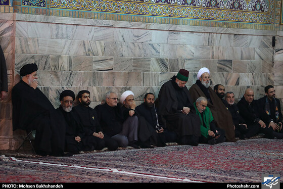 خطبه خوانی شب شهادت امام رضا (ع) / عکس: محسن بخشنده / شهرآرا