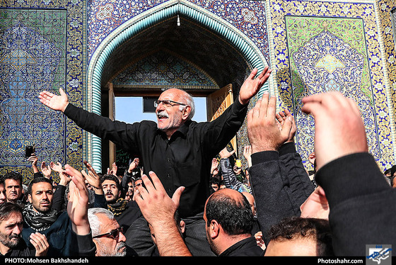 مراسم عزاداری شهادت امام رضا (ع) در حرم مطهر رضوی / عکس: محسن بخشنده / شهرآرا