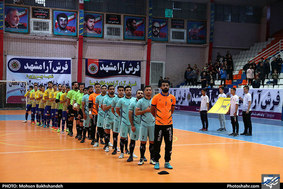 لیگ برتر فوتسال / فرش آرا مشهد و اهورا بهبهان / عکاس : محسن بخشنده /شهرآرا