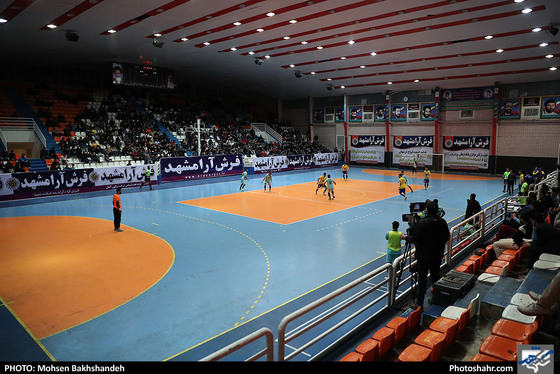 لیگ برتر فوتسال / فرش آرا مشهد و اهورا بهبهان / عکاس : محسن بخشنده /شهرآرا