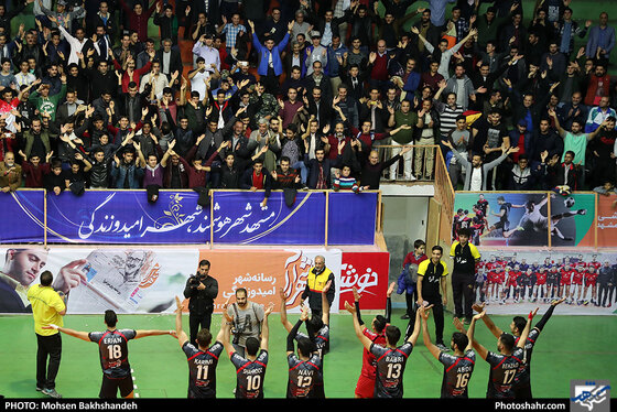 لیگ برتر والیبال / پیام خراسان و فولاد سیرجان / عکس: محسن بخشنده / شهرآرا