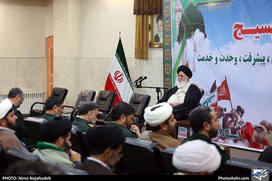 دیدار بسیجیان با آیت‌الله علم‌الهدی / عکس: نیما نجف زاده /شهرآرا