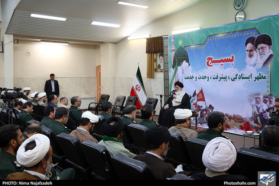 دیدار بسیجیان با آیت‌الله علم‌الهدی / عکس: نیما نجف زاده /شهرآرا