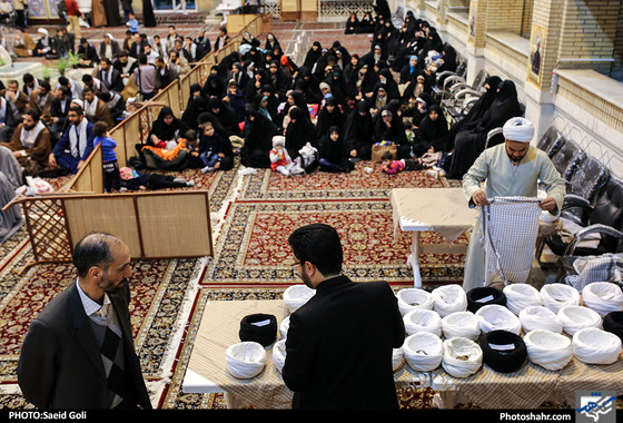 مراسم عمامه‌گذاری طلاب حوزه علمیه خراسان / عکس: سعیدگلی / شهرآرا