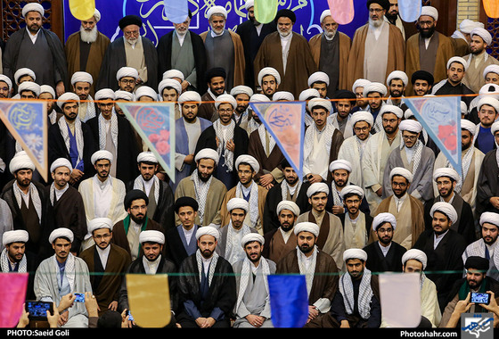 مراسم عمامه‌گذاری طلاب حوزه علمیه خراسان / عکس: سعیدگلی / شهرآرا