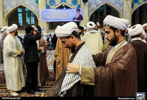 مراسم عمامه‌گذاری طلاب حوزه علمیه خراسان / عکس: سعیدگلی / شهرآرا