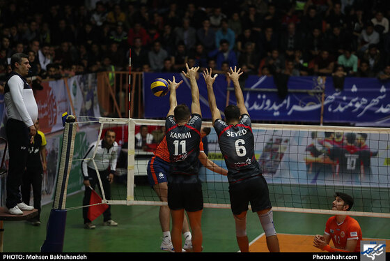 لیگ برتر والیبال / پیام خراسان و سایپا / عکس: محسن بخشنده / شهرآرا