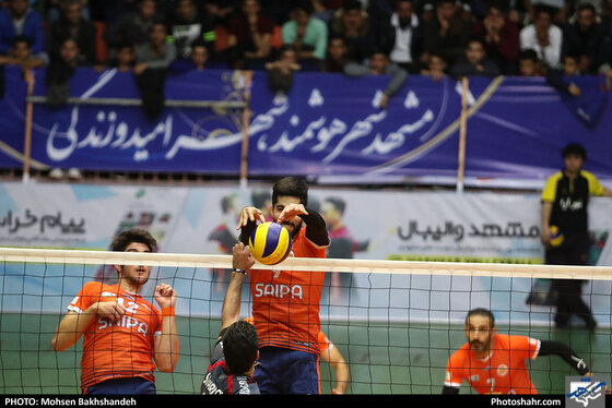 لیگ برتر والیبال / پیام خراسان و سایپا / عکس: محسن بخشنده / شهرآرا