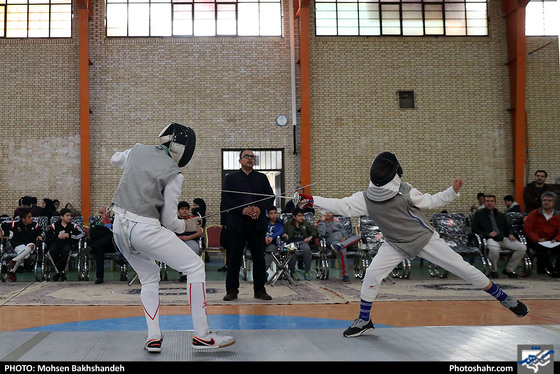 مسابقات المپیاد استعدادهای برتر شمشیربازی / عکس: محسن بخشنده / شهرآرا