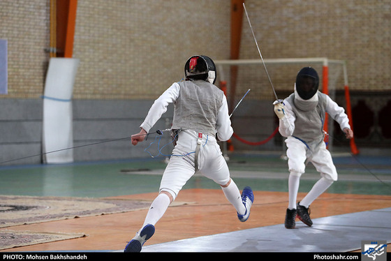 مسابقات المپیاد استعدادهای برتر شمشیربازی / عکس: محسن بخشنده / شهرآرا