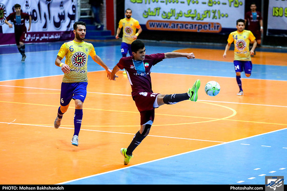  لیگ برتر فوتسال / فرش آرا مشهد و شهرداری ساوه -  عکس : محسن بخشنده /شهرآرا