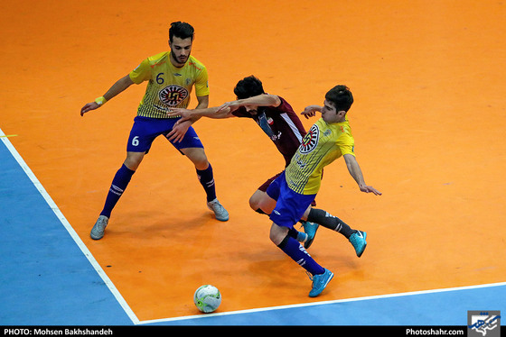  لیگ برتر فوتسال / فرش آرا مشهد و شهرداری ساوه -  عکس : محسن بخشنده /شهرآرا