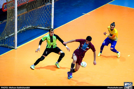  لیگ برتر فوتسال / فرش آرا مشهد و شهرداری ساوه -  عکس : محسن بخشنده /شهرآرا