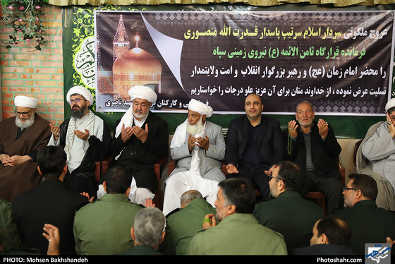 تشییع پیکر سردار منصوری فرمانده قرارگاه منطقه‌ ای ثامن الائمه(ع)