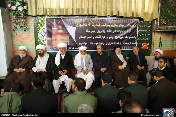 تشییع پیکر سردار منصوری فرمانده قرارگاه منطقه‌ ای ثامن الائمه(ع)