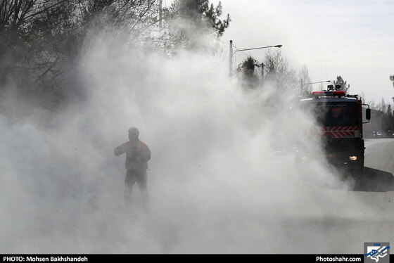 رزمایش پدافند غیرعامل در شهرک صنعتی مشهد