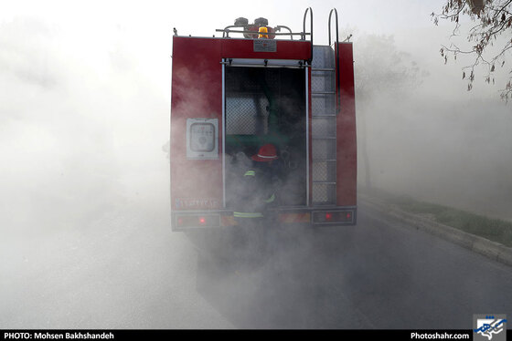 رزمایش پدافند غیرعامل در شهرک صنعتی مشهد