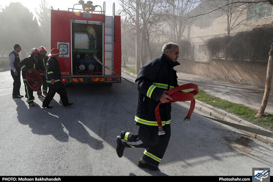 رزمایش پدافند غیرعامل در شهرک صنعتی مشهد