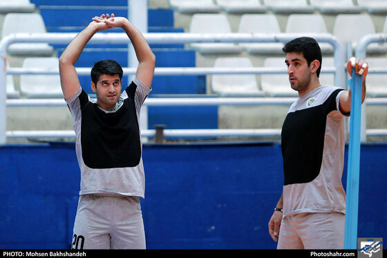  آخرین جلسه تمرین تیم والیبال پیام خراسان پیش از بازی با شهرداری تبریز - عکس : محسن بخشنده / شهرآرا