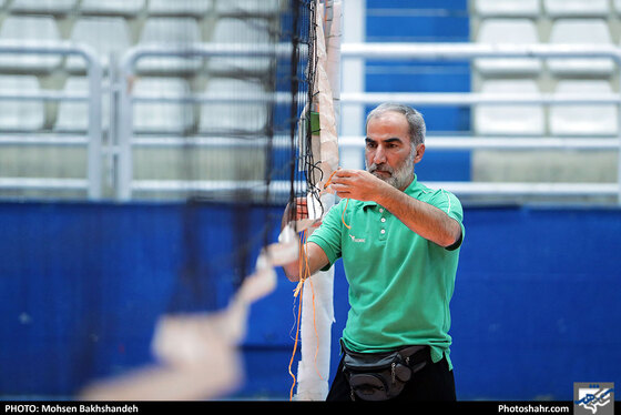  آخرین جلسه تمرین تیم والیبال پیام خراسان پیش از بازی با شهرداری تبریز - عکس : محسن بخشنده / شهرآرا