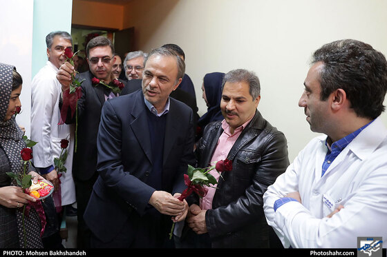  حضور استاندار خراسان رضوی در بیمارستان امام رضا (ع)  به مناسبت روز پرستار