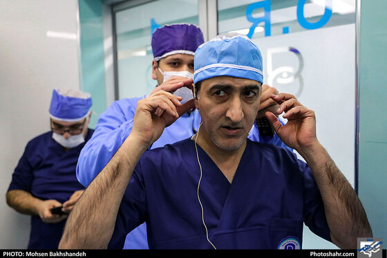عمل جراحی سنتو لیزر در بیمارستان بینا - عکس : محسن بخشنده / شهرآرا