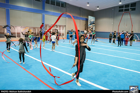 بهره برداری از سالن ژیمناستیک در مشهد با حضور وزیر ورزش - عکاس: محسن بخشنده / شهرآرا