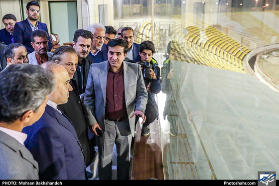 بهره برداری از سالن ژیمناستیک در مشهد با حضور وزیر ورزش - عکاس: محسن بخشنده / شهرآرا