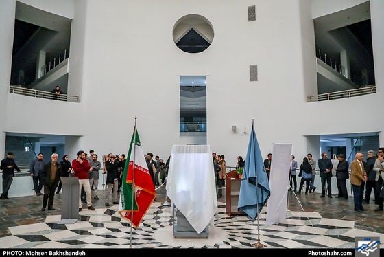 رونمایی از نقش برجسته سرباز هخامنشی در موزه بزرگ خراسان  - عکاس: محسن بخشنده / شهرآرا