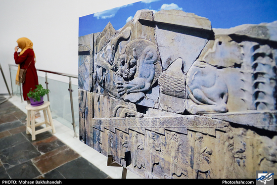 رونمایی از نقش برجسته سرباز هخامنشی در موزه بزرگ خراسان  - عکاس: محسن بخشنده / شهرآرا