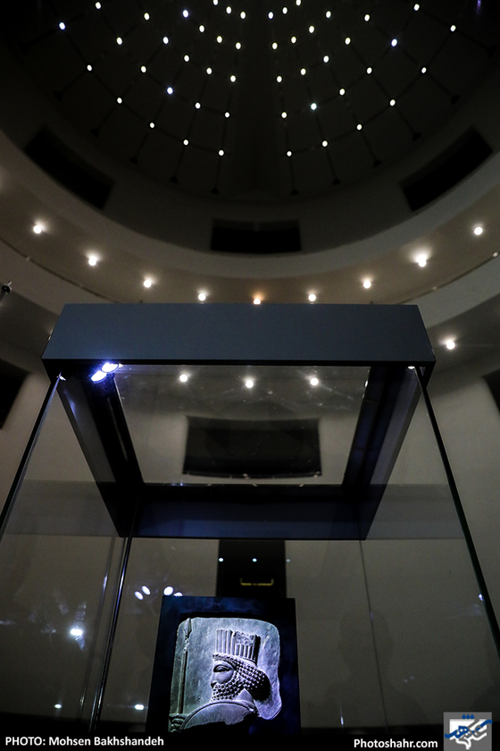 رونمایی از نقش برجسته سرباز هخامنشی در موزه بزرگ خراسان  - عکاس: محسن بخشنده / شهرآرا